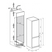 Встраиваемый холодильник Kaiser EKK 60193