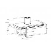 Индукционная варочная поверхность с вытяжкой Kaiser KCT 9365 IEm