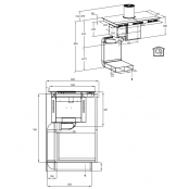 Индукционная варочная поверхность с вытяжкой Kaiser KCT 9365 IEm